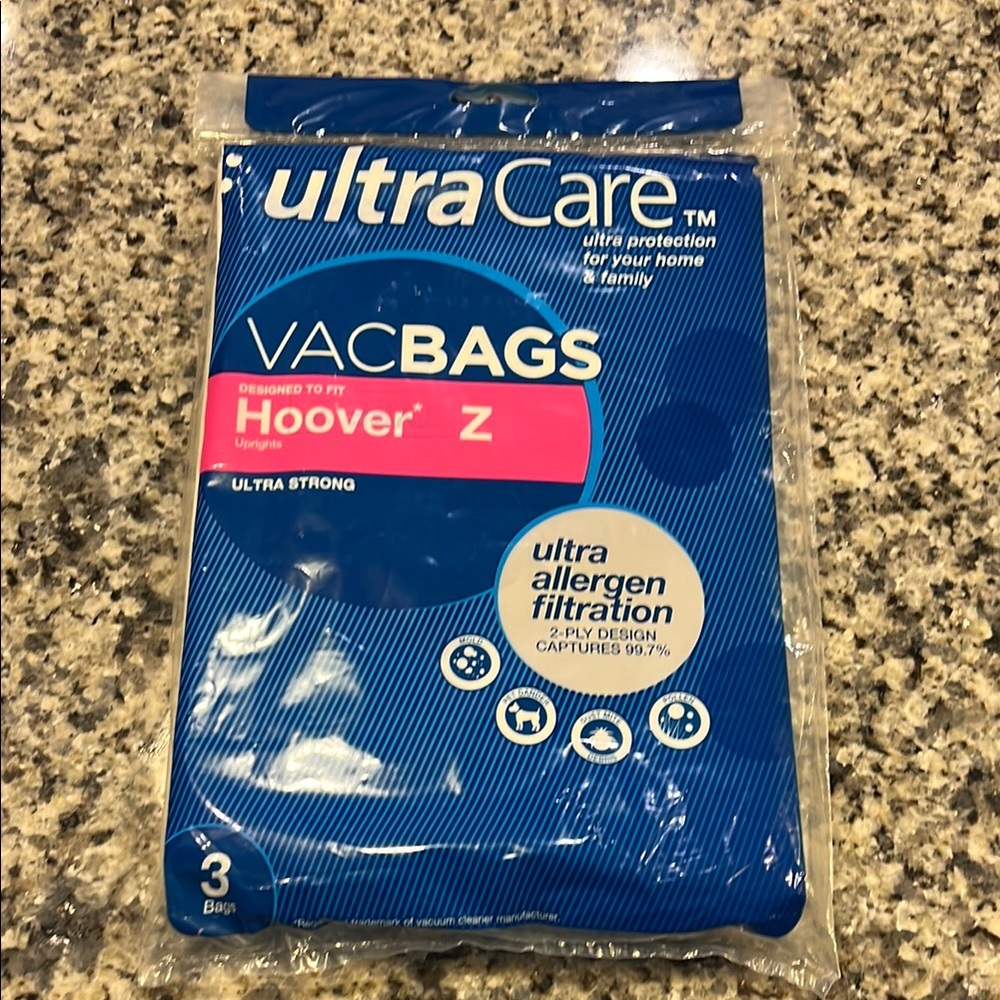 Ultra Care Vac Vacuum Bags fits Hoover Uprights Z x 3 bags